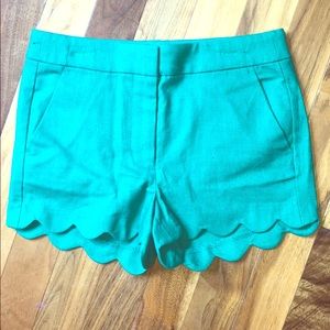 Crew cut green shorts
